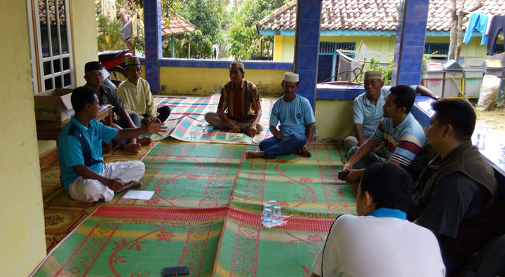 Tim DD Sumsel bersilaturahim bersama para perwakilan Kelompok Tani di daerah Pulokerto Kecamatan Gandus Palembang.