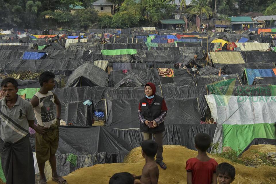 Kondisi pengungsian muslim Rohingya
