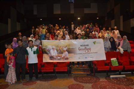 Nobar Film Guru Ngaji bersama DD Sumsel dan Puluhan Guru Ngaji di Palembang (25/3)