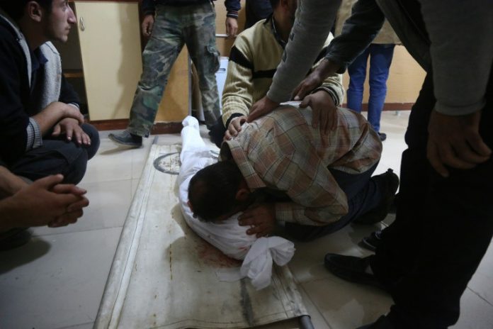 Ilustrasi Enam anak tewas akibat serangan di ghouta/ AFP