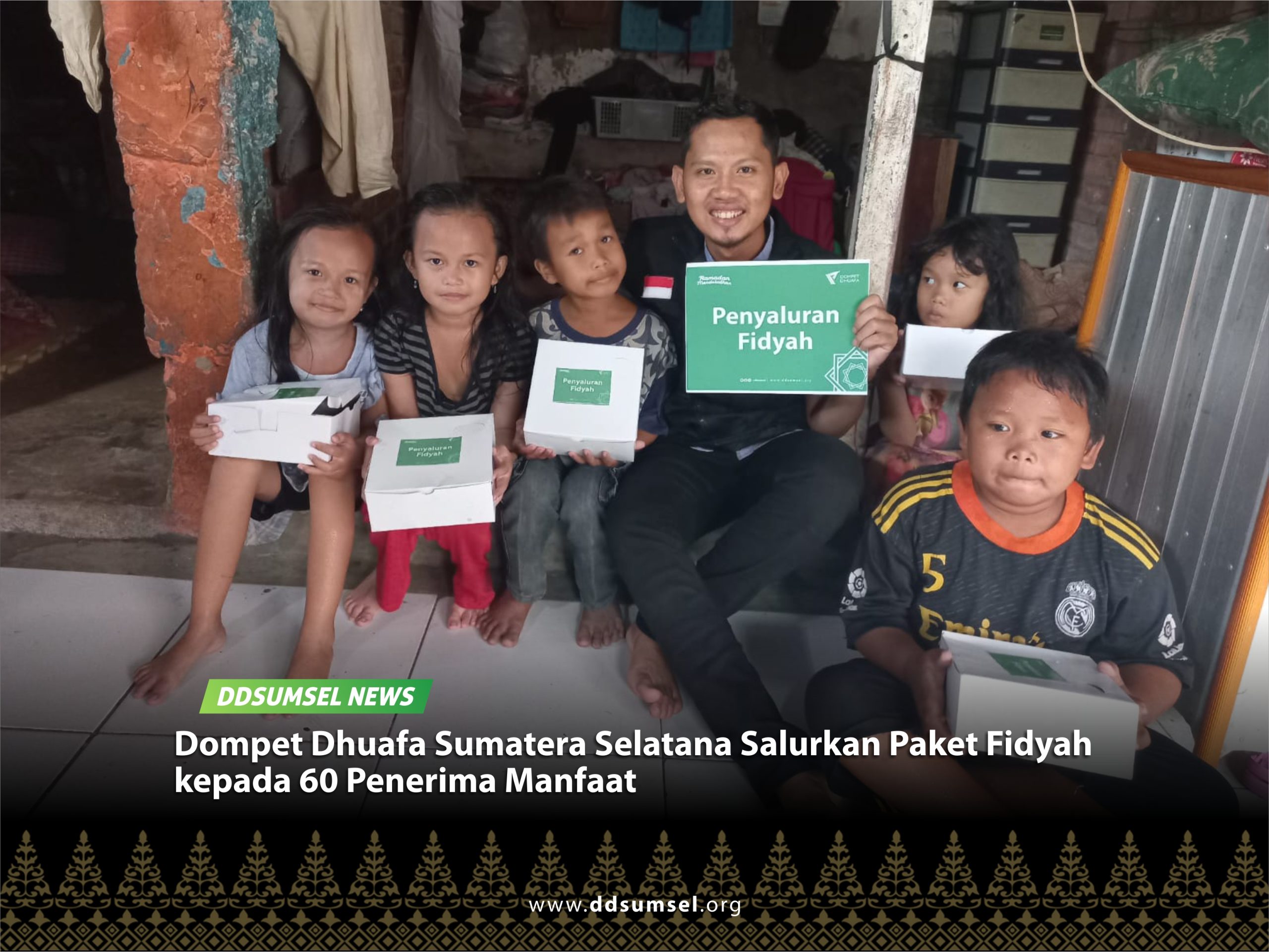 Dompet Dhuafa Sumatera Selatan Menyalurkan Paket Fidyah Kepada 60 ...